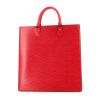Louis Vuitton  Sac Plat shopping bag  in red epi leather - 360 thumbnail