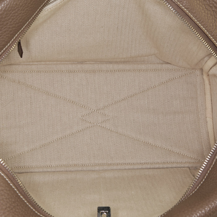 Hermès  Victoria handbag  in etoupe togo leather - Detail D2