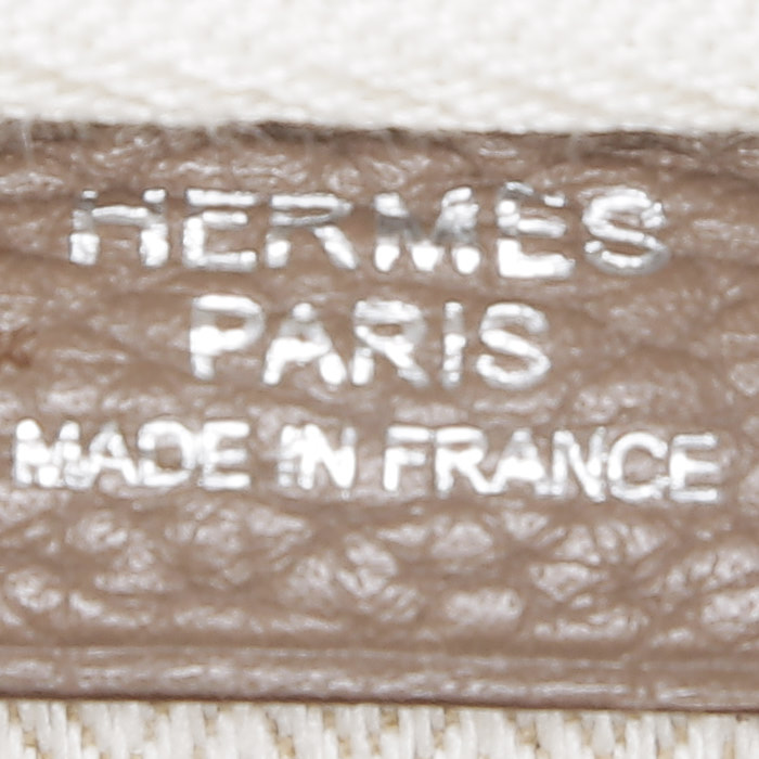 Sac à main Hermès  Victoria en cuir togo étoupe - Detail D3