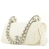 Chanel  Editions Limitées bag worn on the shoulder or carried in the hand  in white canvas - 00pp thumbnail