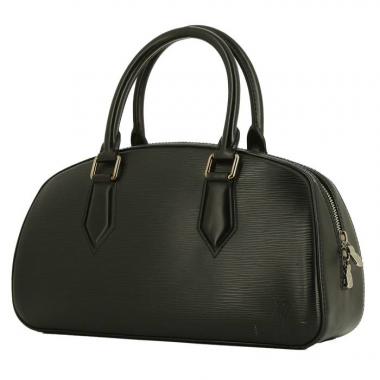 1980s Louis Vuitton Bisten Black Epi Leather Luggage Trunk
