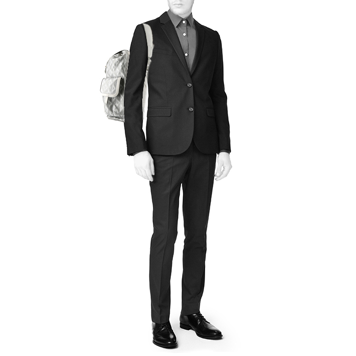 Mochila Dior  Hit the Road en lona Monogram gris - Detail D1