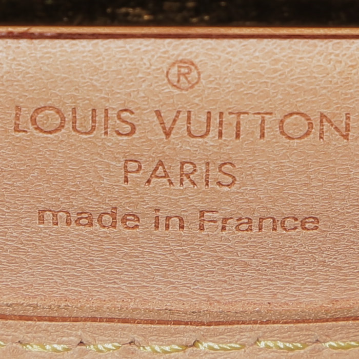 Louis Vuitton  Porte-habits clothes-hangers  in brown monogram canvas  and natural leather - Detail D3