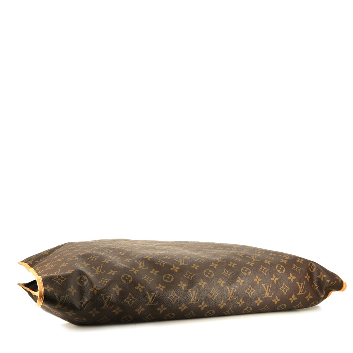 Louis Vuitton  Porte-habits clothes-hangers  in brown monogram canvas  and natural leather - Detail D4