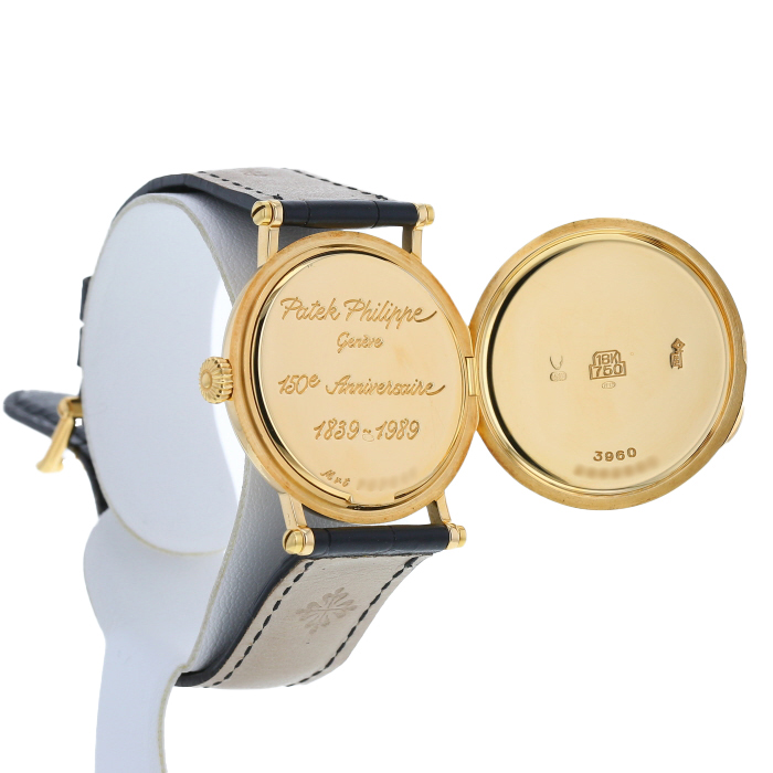 Reloj Patek Philippe Calatrava Officier de oro amarillo Ref: Patek Philippe - 3960  Circa 1989 - Detail D3