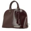Louis Vuitton  Alma small model  handbag  in burgundy patent epi leather - 00pp thumbnail