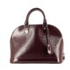 Louis Vuitton  Alma small model  handbag  in burgundy patent epi leather - 360 thumbnail