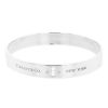 Tiffany & Co  bangle in silver and diamonds - 00pp thumbnail