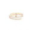 Cartier Juste un clou ring in pink gold and diamonds - 360 thumbnail
