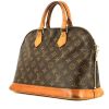 Louis Vuitton  Alma medium model  handbag  in brown monogram canvas  and natural leather - 00pp thumbnail