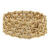 Vintage  cuff bracelet in yellow gold - 00pp thumbnail