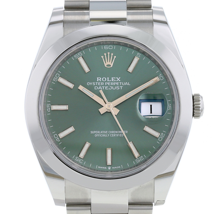 Oyster perpetual datejust 126300 acier outlet 41mm