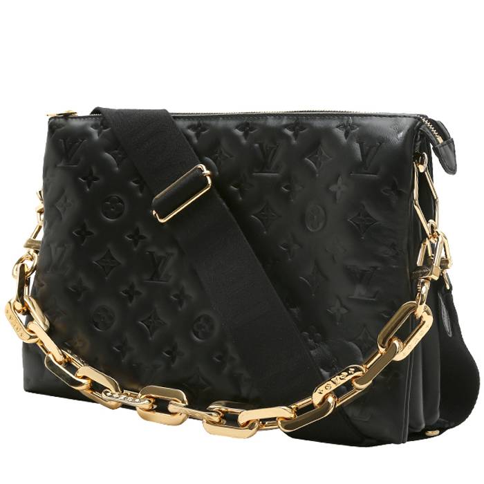 Coussin en cuir sac à main Louis Vuitton Noir en Cuir - 36574952