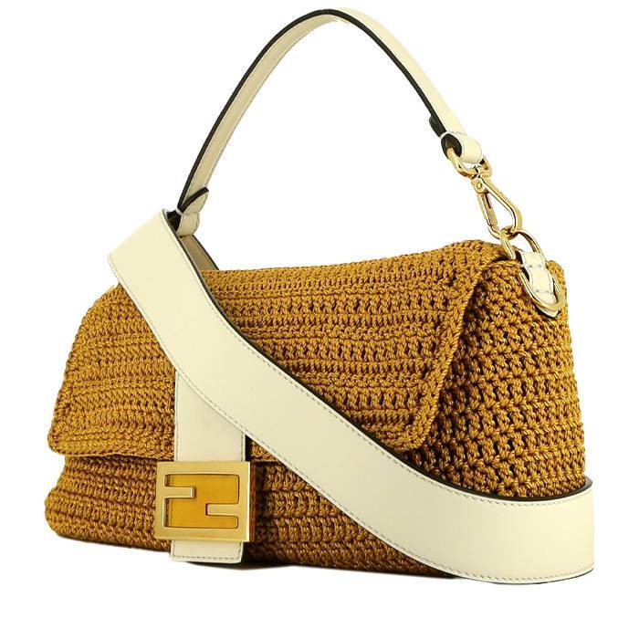 Fendi best sale straw baguette