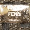 Fendi  Baguette handbag  in ochre canvas - Detail D4 thumbnail