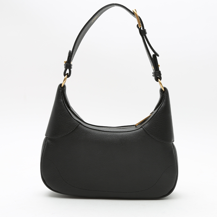 Sac à main Gucci  Aphrodite Petit en cuir grainé noir - Detail D7