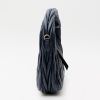 Miu Miu  Miu Wander shoulder bag  in navy blue chevron quilted leather - Detail D7 thumbnail