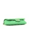 Chanel   shoulder bag  in green quilted grained leather - Detail D5 thumbnail