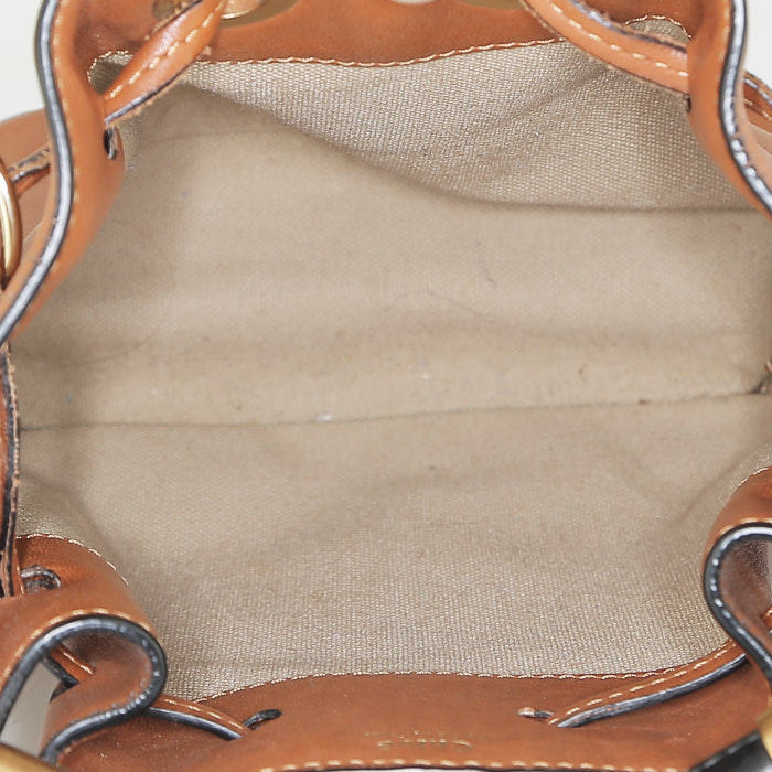 Borsa a tracolla Chloé   in pelle gold - Detail D3