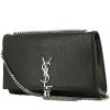 Saint Laurent  Kate Pompon shoulder bag  in black python - 00pp thumbnail