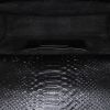 Saint Laurent  Kate Pompon shoulder bag  in black python - Detail D3 thumbnail
