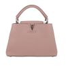 Louis Vuitton  Capucines BB handbag  in pink grained leather - 360 thumbnail