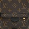 Mochila Louis Vuitton  Palm Springs Backpack Mini en lona Monogram marrón y cuero negro - Detail D1 thumbnail