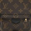 Zaino Louis Vuitton  Palm Springs Backpack Mini in tela monogram marrone e pelle nera - Detail D1 thumbnail