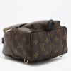 Zaino Louis Vuitton  Palm Springs Backpack Mini in tela monogram marrone e pelle nera - Detail D5 thumbnail