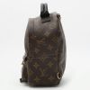 Mochila Louis Vuitton  Palm Springs Backpack Mini en lona Monogram marrón y cuero negro - Detail D6 thumbnail