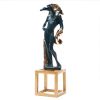 Salvador Dalí, "Homme oiseau", sculpture in blue and gold patinated bronze, signed and numbered, of 1972-1981 - 00pp thumbnail