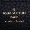 Borsa Louis Vuitton  Capucines MM in pelle taurillon clemence nera e profili rosa - Detail D9 thumbnail