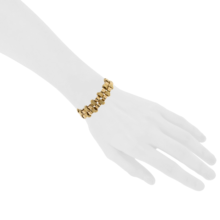 Brazalete articulado Boucheron  de oro amarillo - Detail D1