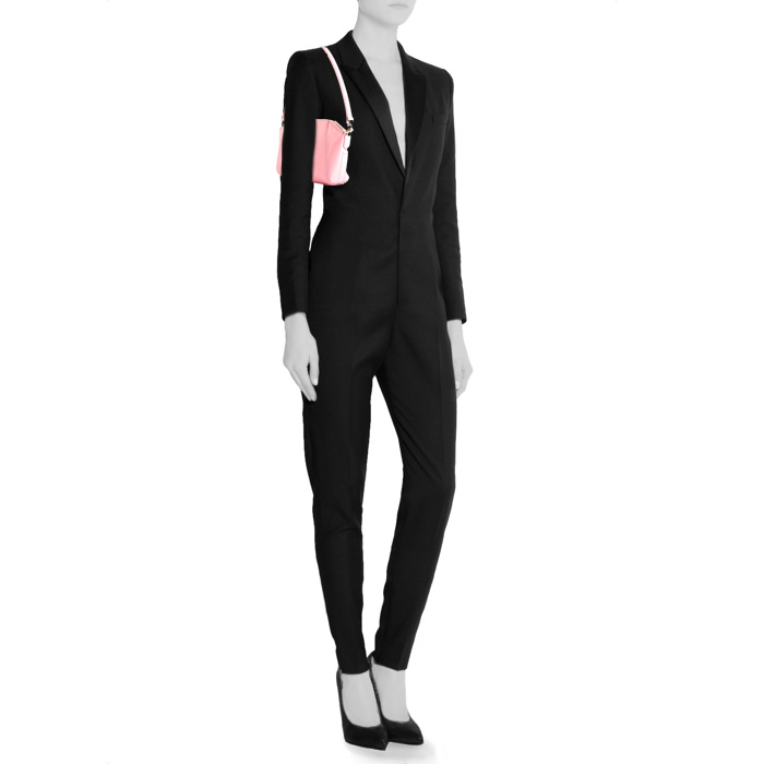 Givenchy  Antigona small model  handbag  in pink leather - Detail D1