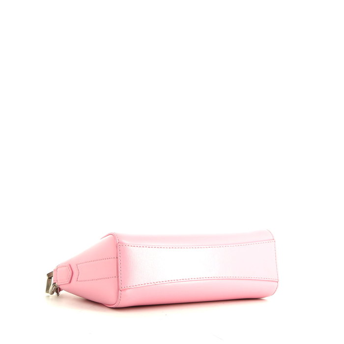 Givenchy  Antigona small model  handbag  in pink leather - Detail D5