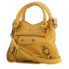 Balenciaga  Neo Classic mini  handbag  in yellow mustard leather - 00pp thumbnail