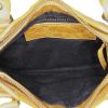 Balenciaga  Neo Classic mini  handbag  in yellow mustard leather - Detail D3 thumbnail
