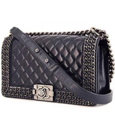 UhfmrShops  chanel pre owned 2014 chain double flap shoulder bag