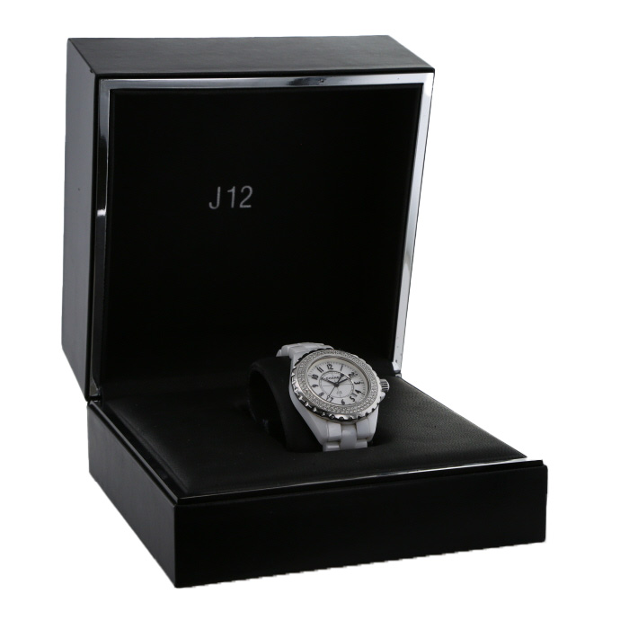 Orologio Chanel J12 Joaillerie in ceramica bianca Ref: Chanel - H0967  Circa 2007 - Detail D2