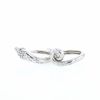 Double Boucheron Trouble ring in white gold and diamonds - 360 thumbnail