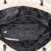 Chanel  Cambon shopping bag  in black and beige quilted leather - Detail D2 thumbnail