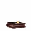 Sac bandoulière Celine  Classic Box en cuir box bordeaux - Detail D4 thumbnail