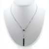 Adjustable Cartier Love necklace in white gold - 360 thumbnail