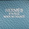 Hermès  Evelyne shoulder bag  in blue jean togo leather - Detail D4 thumbnail