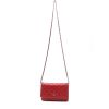 Chanel  Wallet on Chain shoulder bag  in red quilted leather - Detail D8 thumbnail