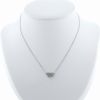 Dinh Van Menottes R8 necklace in white gold and diamonds - 360 thumbnail
