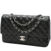 Bolso de mano Chanel  Timeless Classic modelo mediano  en cuero acolchado negro - 00pp thumbnail
