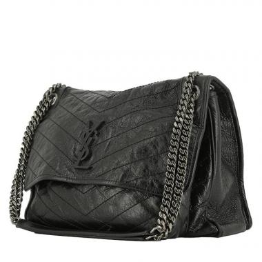 Mini niki leather bag Saint Laurent Black in Leather - 33001938