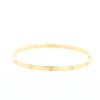 Cartier Love small model bracelet in yellow gold, size 19 - 360 thumbnail