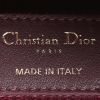 Bolso de mano Dior  Lady Dior en terciopelo color burdeos - Detail D3 thumbnail